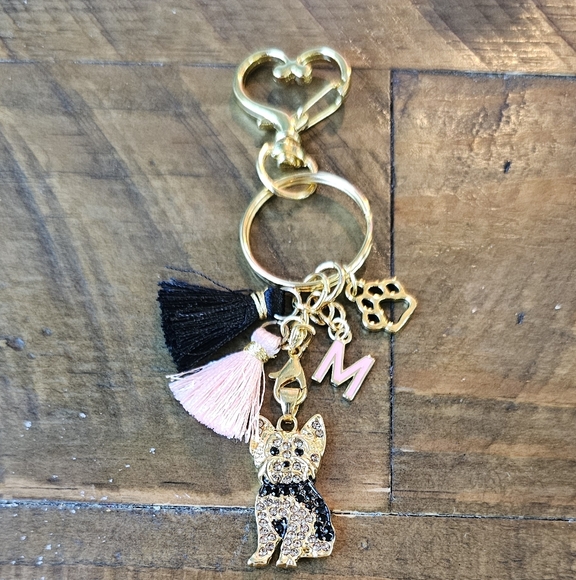 NEW! Cubic Zirconia Shiba Inu Keychain/Bag 👜🎒 Charm & Jewelry Pendant ~ 🎁🐾🐕 - Picture 12 of 15